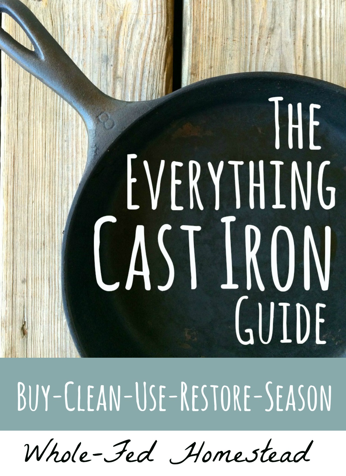 The Everything Cast Iron Guide: How to Buy, Clean, Use, Restore and Season Cast Iron Pans