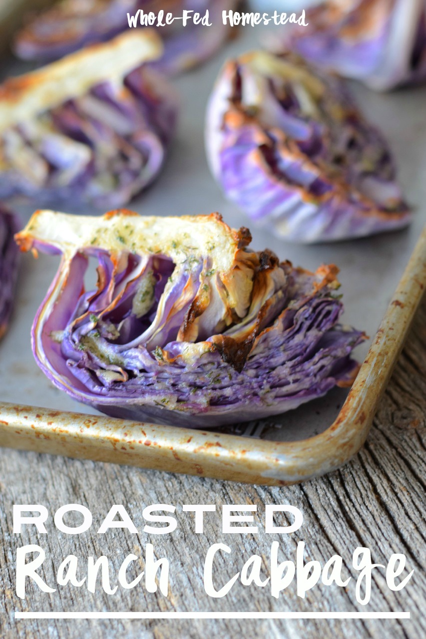Roasted Ranch Cabbage 1