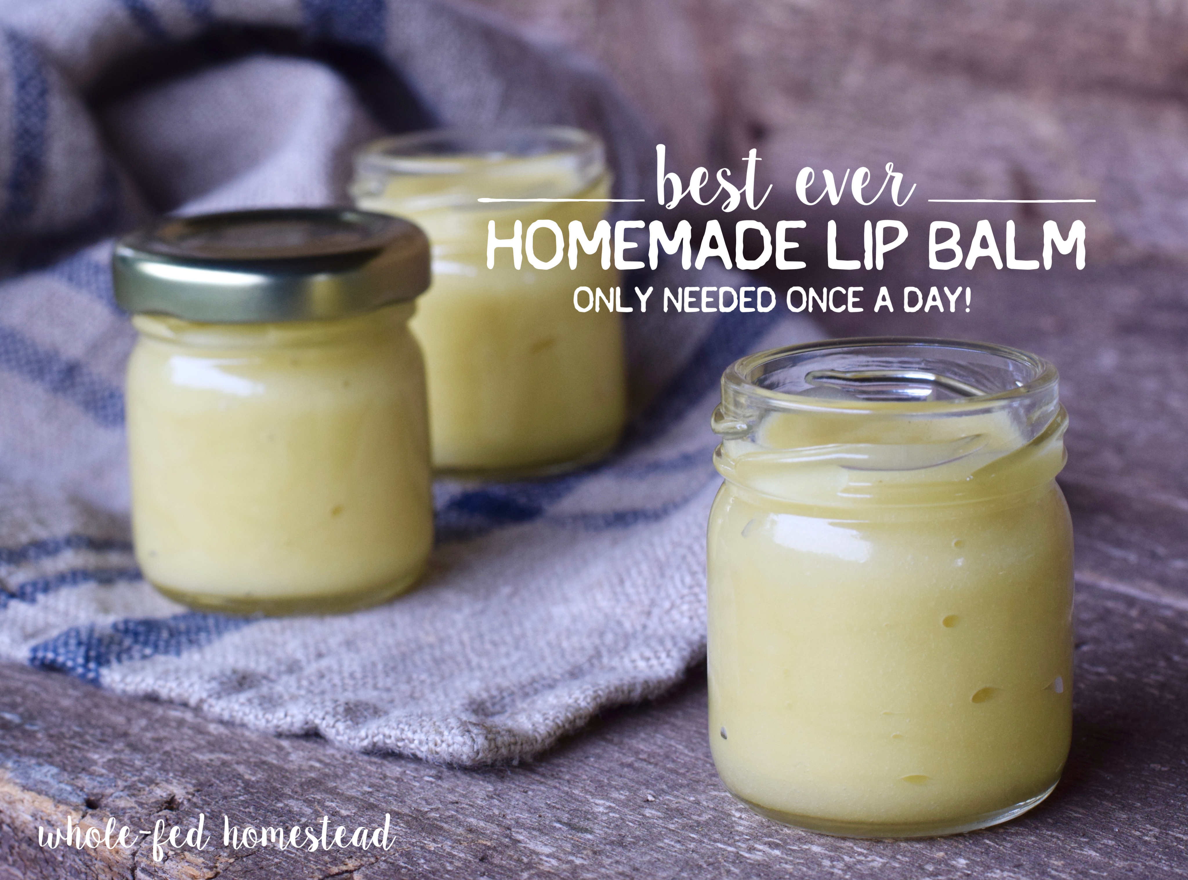 Homemade Honey Lip Balm {As Featured in