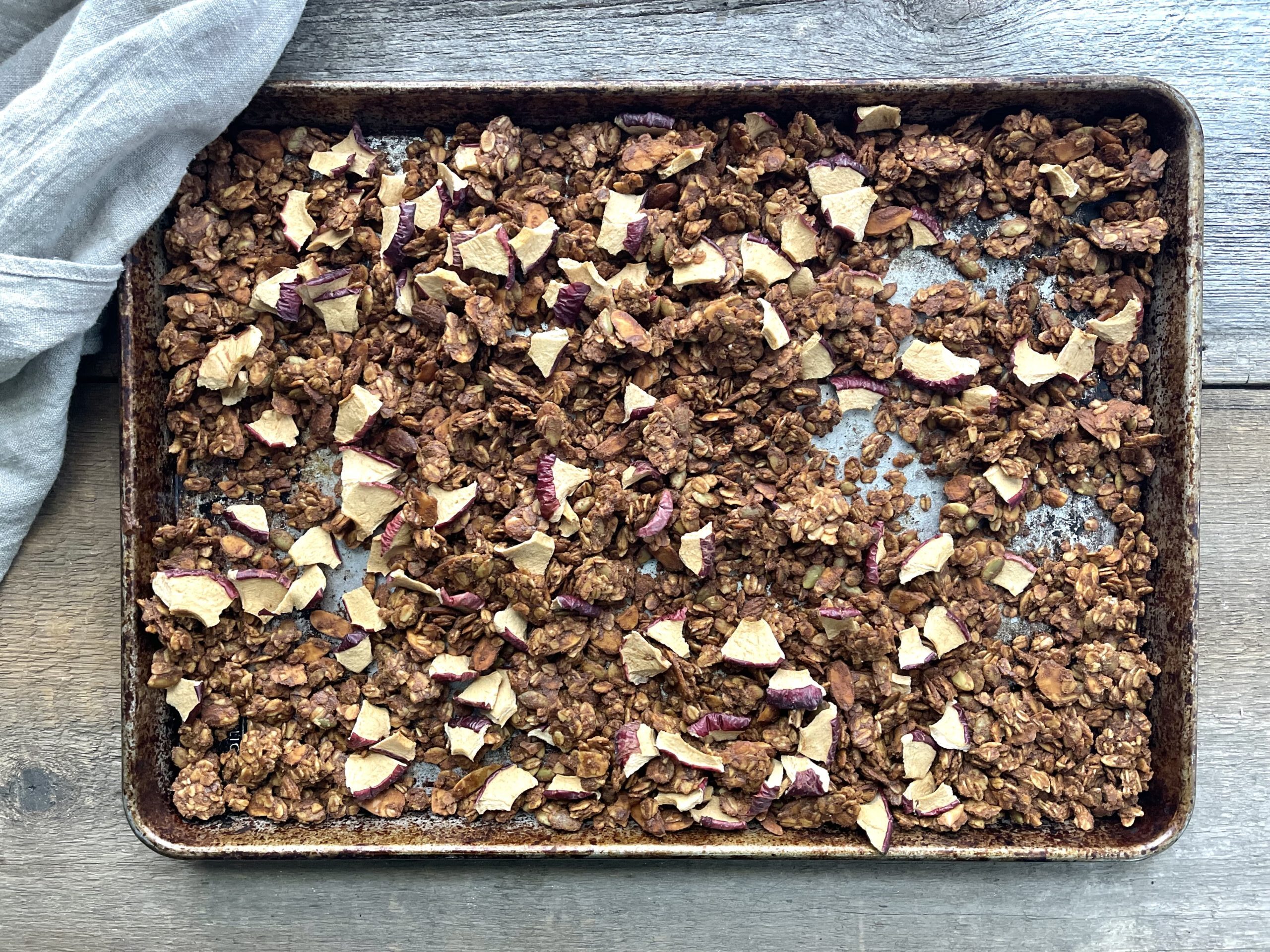 Apple Butter Granola Recipe (or Pear Butter Granola!) WholeFed Homestead